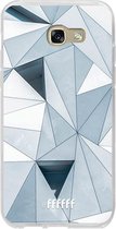 Samsung Galaxy A5 (2017) Hoesje Transparant TPU Case - Mirrored Polygon #ffffff