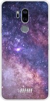 LG G7 ThinQ Hoesje Transparant TPU Case - Galaxy Stars #ffffff