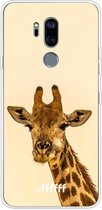 LG G7 ThinQ Hoesje Transparant TPU Case - Giraffe #ffffff