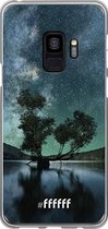 Samsung Galaxy S9 Hoesje Transparant TPU Case - Space Tree #ffffff