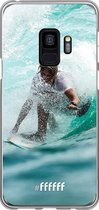 Samsung Galaxy S9 Hoesje Transparant TPU Case - Boy Surfing #ffffff