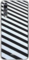 Huawei P20 Pro Hoesje Transparant TPU Case - Mono Tiles #ffffff
