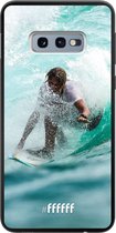Samsung Galaxy S10e Hoesje TPU Case - Boy Surfing #ffffff