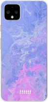 Google Pixel 4 XL Hoesje Transparant TPU Case - Purple and Pink Water #ffffff