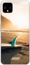 Google Pixel 4 XL Hoesje Transparant TPU Case - Sunset Surf #ffffff