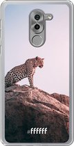 Honor 6X Hoesje Transparant TPU Case - Leopard #ffffff