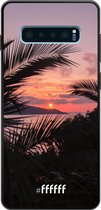 Samsung Galaxy S10 Plus Hoesje TPU Case - Pretty Sunset #ffffff