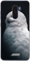 Xiaomi Pocophone F1 Hoesje Transparant TPU Case - Witte Uil #ffffff