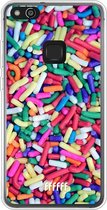 Huawei P10 Lite Hoesje Transparant TPU Case - Sprinkles #ffffff