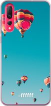 Huawei P30 Lite Hoesje Transparant TPU Case - Air Balloons #ffffff