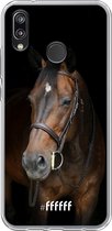 Huawei P20 Lite (2018) Hoesje Transparant TPU Case - Horse #ffffff