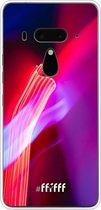 HTC U12+ Hoesje Transparant TPU Case - Light Show #ffffff