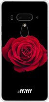 HTC U12+ Hoesje Transparant TPU Case - Radiant Rose #ffffff