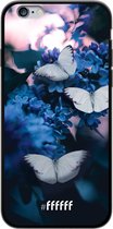iPhone 6s Hoesje TPU Case - Blooming Butterflies #ffffff