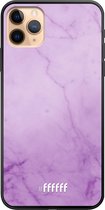 iPhone 11 Pro Max Hoesje TPU Case - Lilac Marble #ffffff