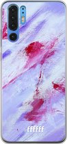 Huawei P30 Pro Hoesje Transparant TPU Case - Abstract Pinks #ffffff