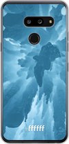 LG G8 ThinQ Hoesje Transparant TPU Case - Ice Stalactite #ffffff