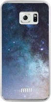 Samsung Galaxy S6 Edge Hoesje Transparant TPU Case - Milky Way #ffffff