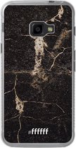 Samsung Galaxy Xcover 4 Hoesje Transparant TPU Case - Dark Golden Marble #ffffff