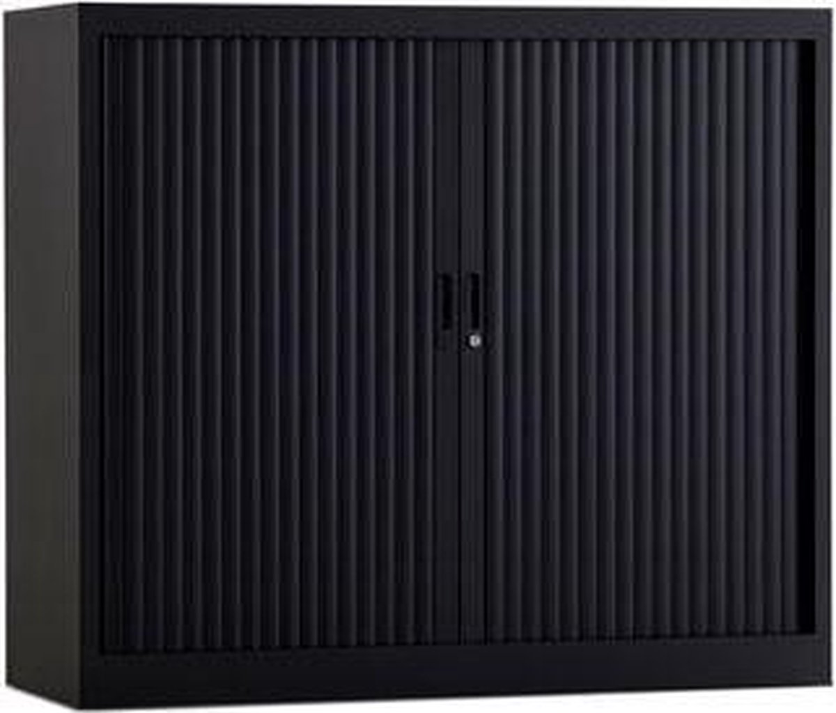 Archiefkast - Claudius Basic roldeurkast 105x120x45 zwart
