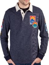 Napapijri ® Polo Sweatshirt Badges, blauw