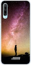 Huawei P Smart Pro Hoesje Transparant TPU Case - Watching the Stars #ffffff