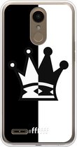 LG K10 (2018) Hoesje Transparant TPU Case - Chess #ffffff