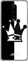 6F hoesje - geschikt voor OnePlus 8 -  Transparant TPU Case - Chess #ffffff