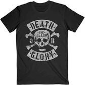 The Clash Heren Tshirt -L- Death Or Glory Zwart