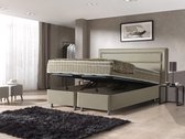 Dreamhouse Boxspring St. Tropez 180x200 | Taupe | Opbergboxspring