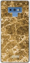 Samsung Galaxy Note 9 Hoesje Transparant TPU Case - Gold Marble #ffffff