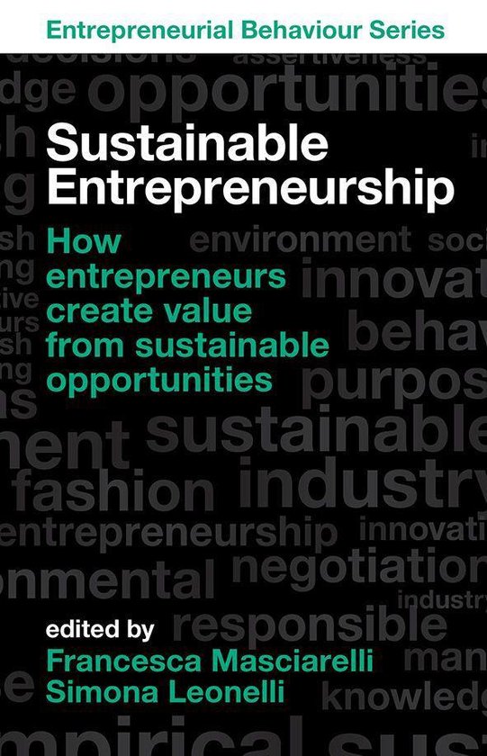 Entrepreneurial Behaviour - Sustainable Entrepreneurship - cover