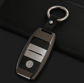 Een stijl autogesp sleutel shell zinklegering autosleutel shell case sleutelhanger voor Kia, willekeurige kleur levering