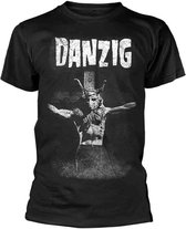 Danzig Heren Tshirt -M- Skullman Zwart