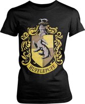 Harry Potter Dames Tshirt -L- Hufflepuff Zwart