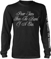 Rage Against The Machine Longsleeve shirt -S- Power Stems Zwart