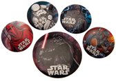 Disney Star Wars - The Dark Side- Button Badge Set (Multicoloured)