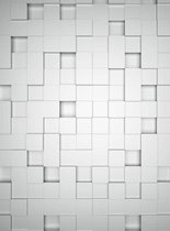 Fotobehang - Cubes 192x260cm - Vliesbehang
