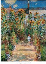 Kunstdruk Claude Monet - Le jardin de l'artiste 50x70cm
