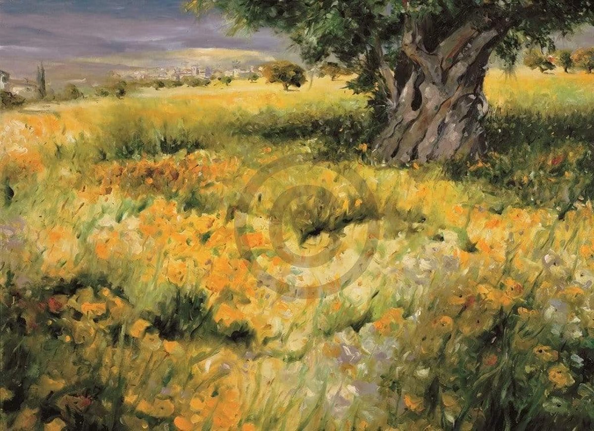 PGM Kunstdruk Christian Sommer - Sommerbaum 128x93cm Divers