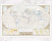 GBeye World Map Tripel  Poster - 50x40cm
