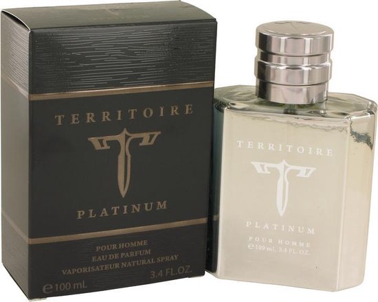 Territoire Platinum by YZY, 3.4 oz Eau De Parfum Spray for Men main image 1