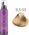 Semi-Permanente Kleur Igora Expert Schwarzkopf 9.5 - 55 Mousse (100 ml)