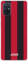 Samsung Galaxy A71 Hoesje Transparant TPU Case - AC Milan #ffffff