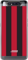 Samsung Galaxy A80 Hoesje Transparant TPU Case - AC Milan #ffffff