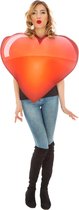 CHAKS - Emoji hart kostuum voor volwassenen