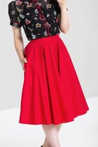 Hell Bunny Paula 50's Swing Rok Rood