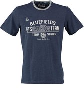 Bluefields blauw t-shirt - Maat S