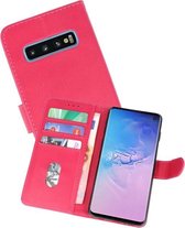 Bookstyle Wallet Cases Hoesje voor Samsung Galaxy S10 Roze