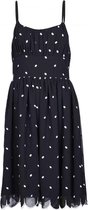 Voodoo Vixen Korte jurk -4XL- Dotty polka dot Zwart/Wit